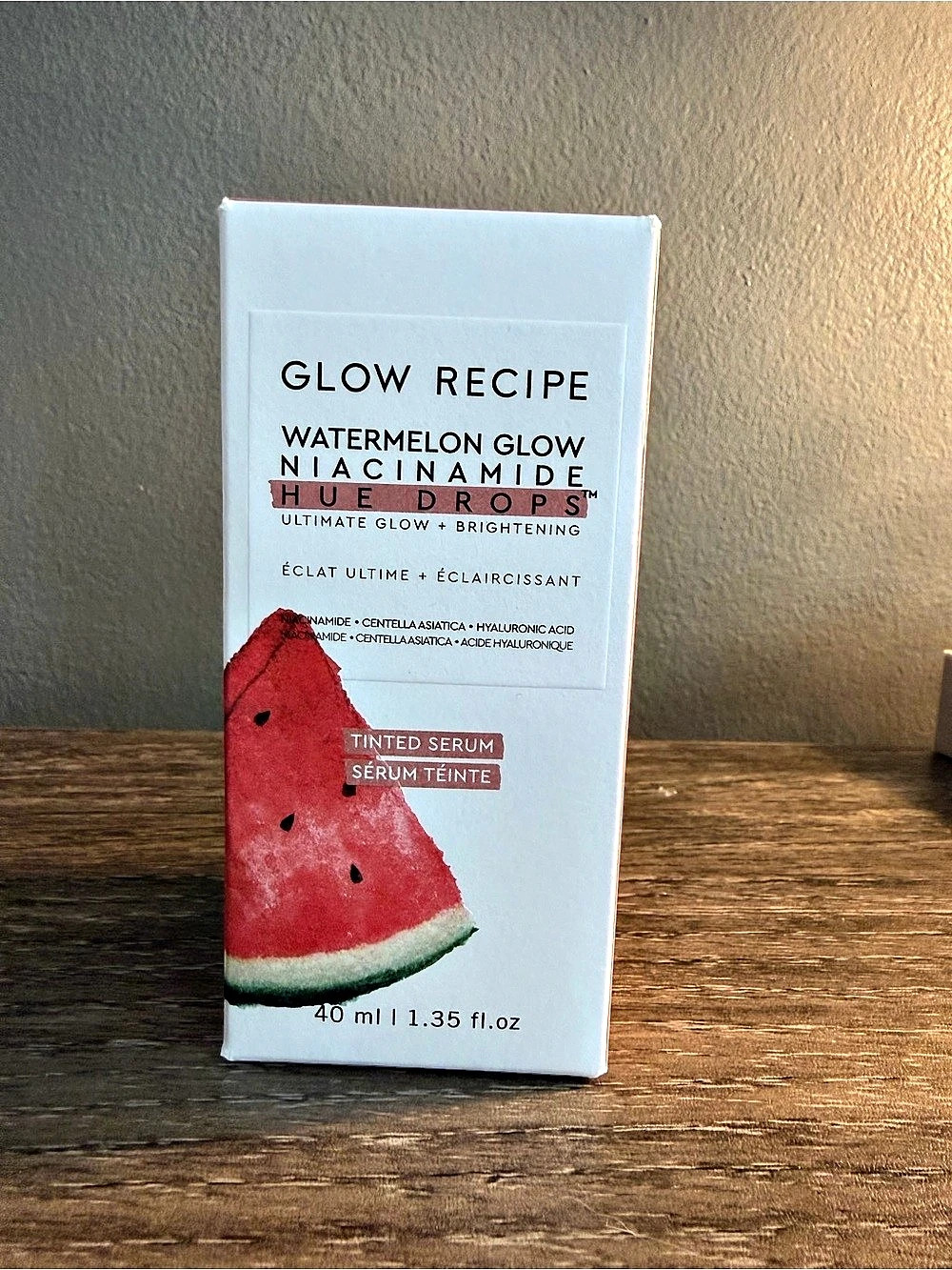 Glow Recipe Watermelon Glow Niacinamide Hue Drops Tinted Serum Pink NWT